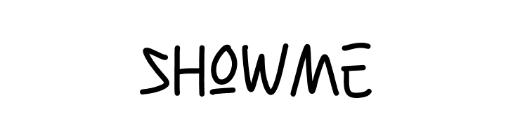 Show Me  Frei Schriftart Herunterladen