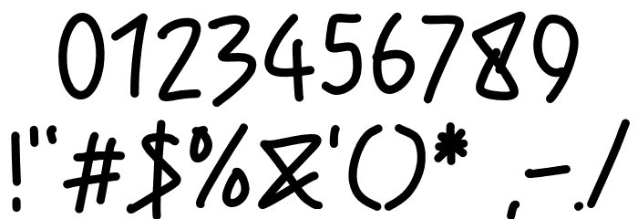 Show Me Font OTHER CHARS