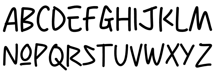 Show Me Font LOWERCASE