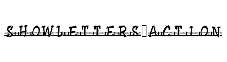 ShowLetters_Action  免费字体下载