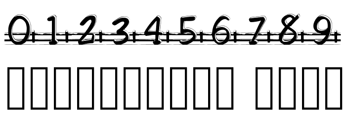 ShowLetters_Action Font OTHER CHARS