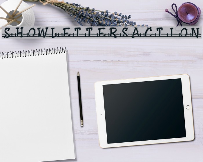 ShowLetters_Action Font examples
