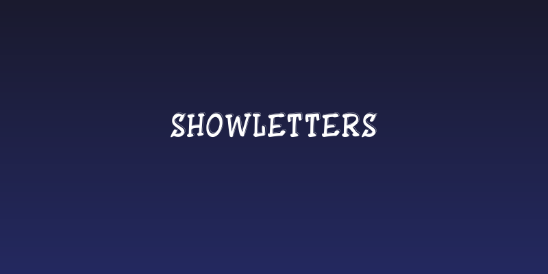 ShowLetters Social Header