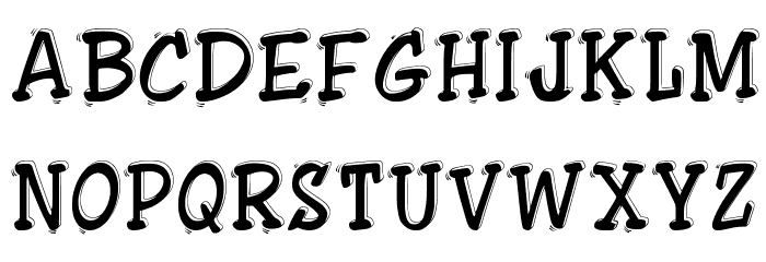 ShowLetters Font LOWERCASE