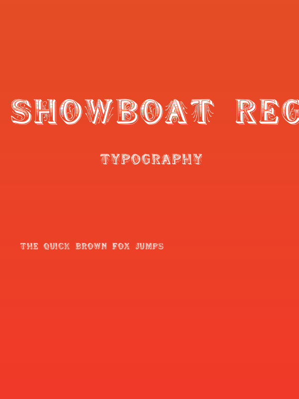 Showboat Regular Poster