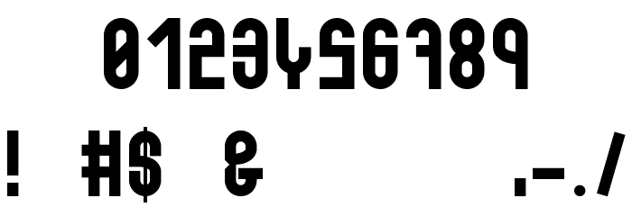 Showcase Font OTHER CHARS