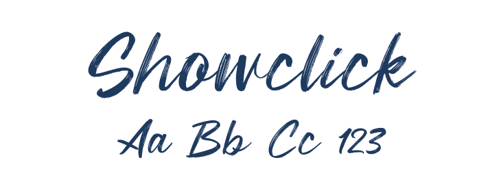 Showclick Font Preview