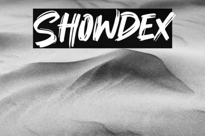 Showdex Caratteri examples