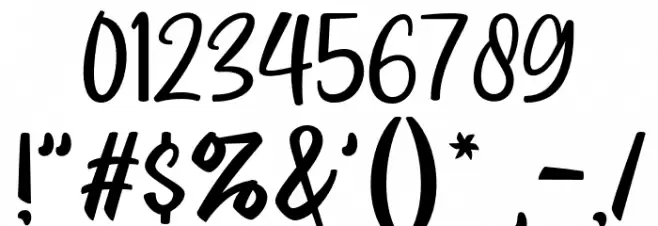 Showdriel-Regular Font Alte caractere