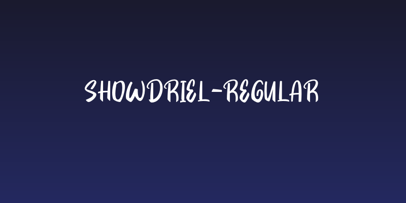 Showdriel-Regular Social Header