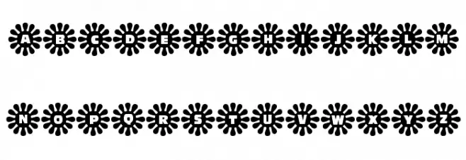 Shower Flower Шрифта ВЕРХНИЙ