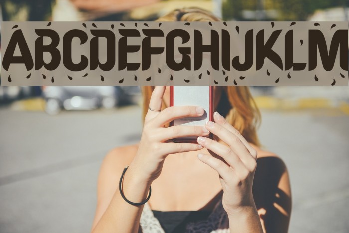 Shower Font examples