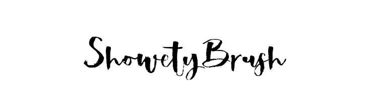 ShowetyBrush  baixar fontes gratis