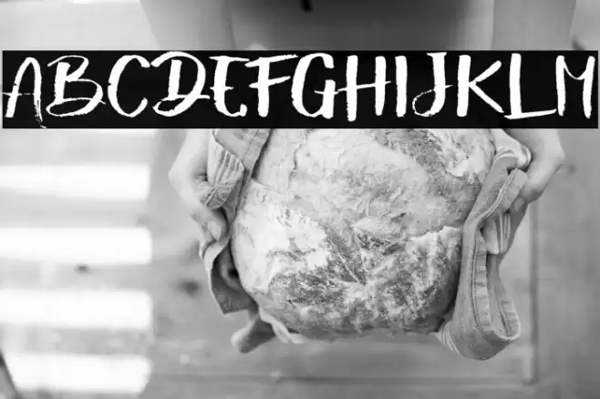 ShowetyBrush Font examples