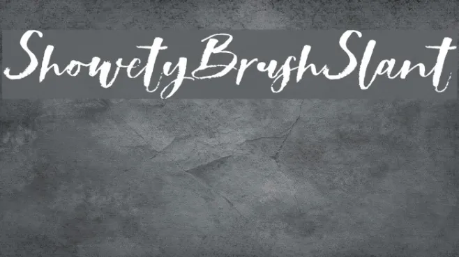 ShowetyBrushSlant Example 3