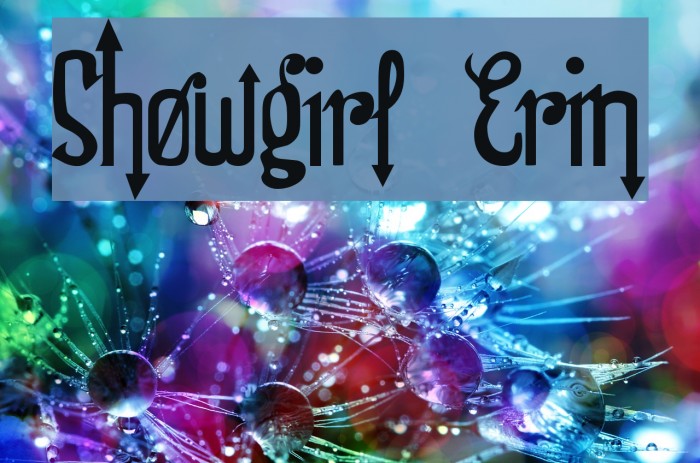 Showgirl Erin Font examples