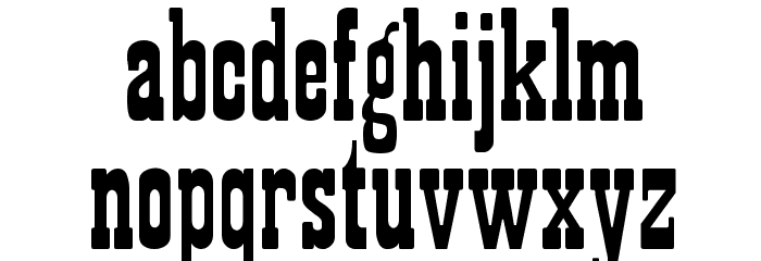 Showguide Normal Font LOWERCASE
