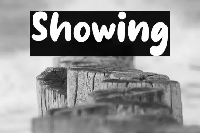 Showing Font examples