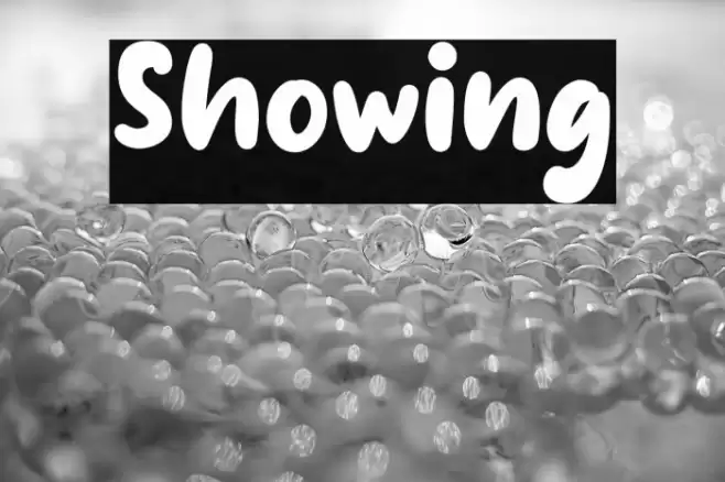 Showing Font examples