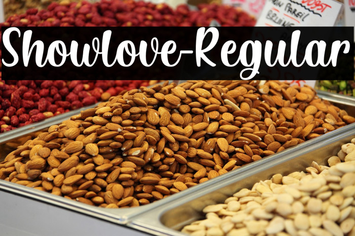 Showlove-Regular Example 3