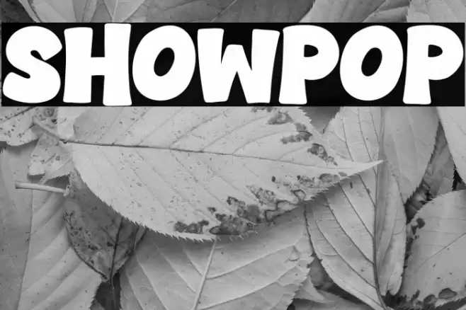 Showpop Caratteri examples