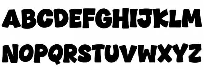 Showpop Caratteri MINUSCOLO