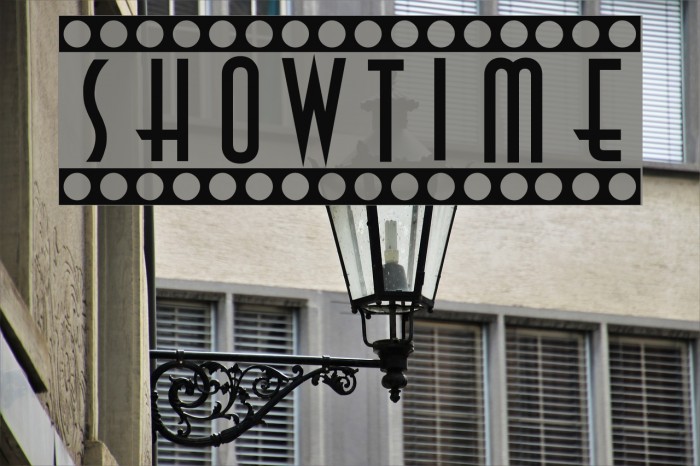 Showtime Font examples