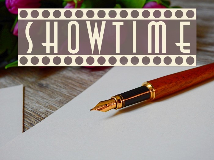 Showtime Font examples