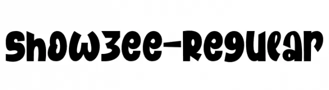 Showzee-Regular  font caratteri gratis