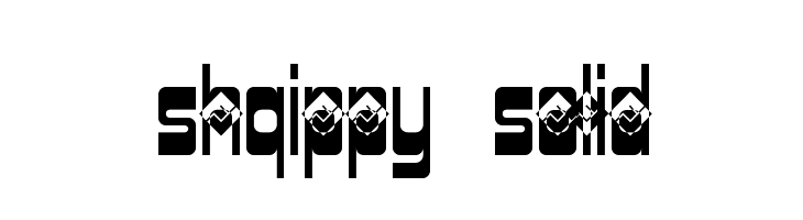 Shqippy Solid Шрифта