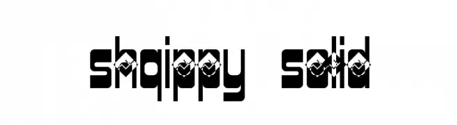 Shqippy Solid  Frei Schriftart Herunterladen