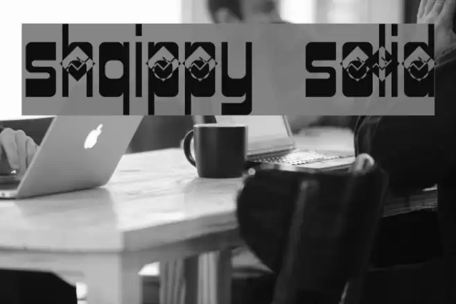 Shqippy Solid Font examples