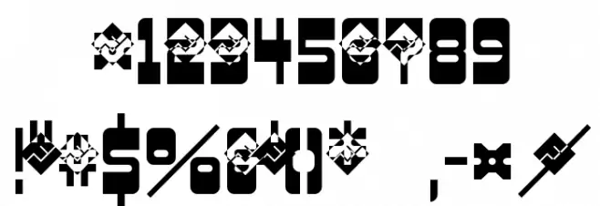 Shqippy Polices AUTRES CHARS