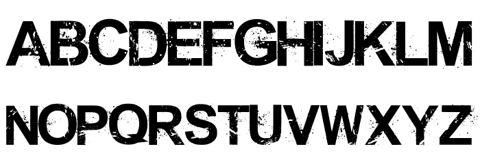 Shrapnel Font LOWERCASE