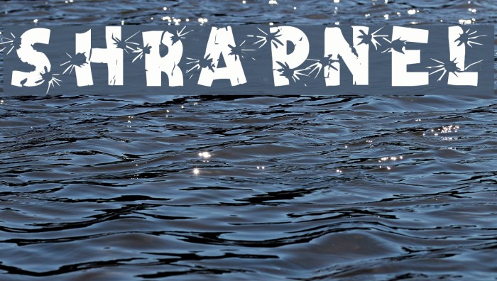Shrapnel Font examples