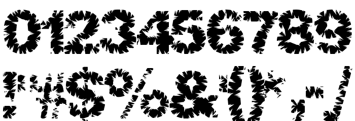 ShredHard Font OTHER CHARS