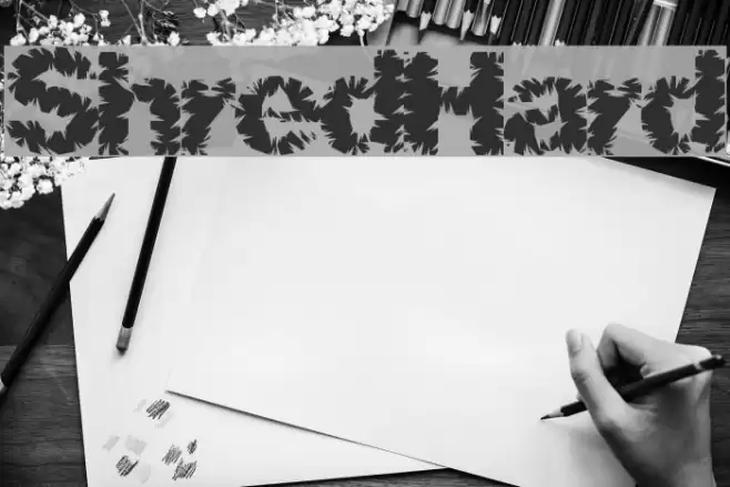 ShredHard Font examples