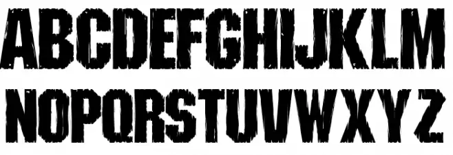 Shredded Font Litere mari