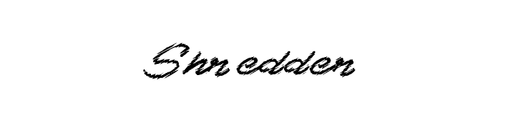 Shredder  font caratteri gratis