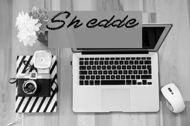 Shredder Schriftart examples