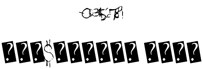 ShreddingHarder Font OTHER CHARS