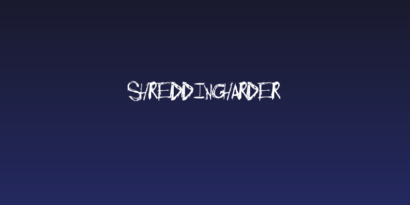 ShreddingHarder Social Header