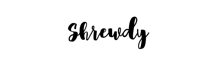 Shrewdy  font caratteri gratis