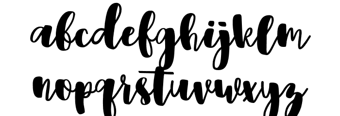 Shrewdy Font LOWERCASE