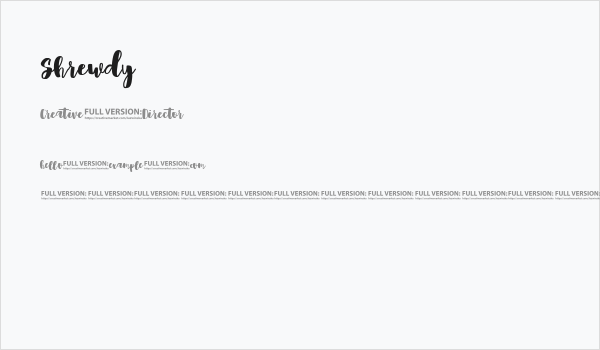 Shrewdy Business Card