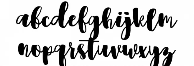 Shrewdy Font LOWERCASE