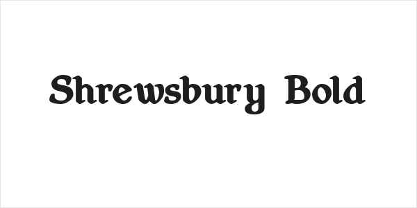 Shrewsbury Bold Logo