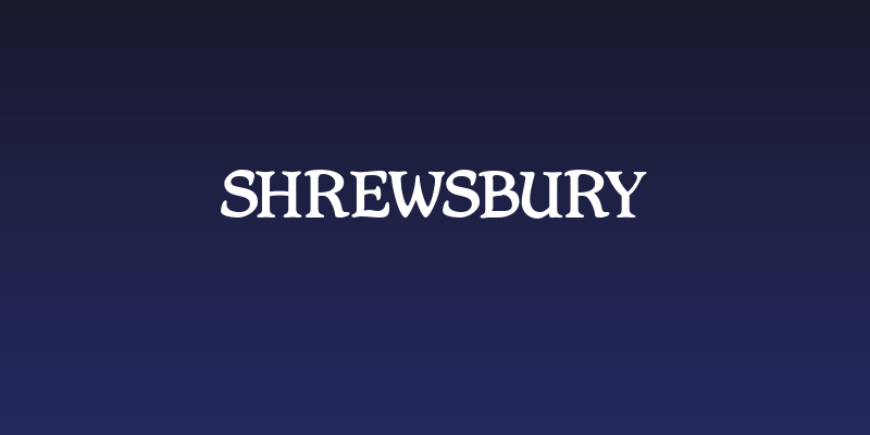 Shrewsbury Social Header