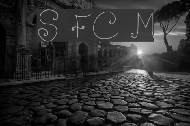 Shrimp FancyCaps Medium Font examples