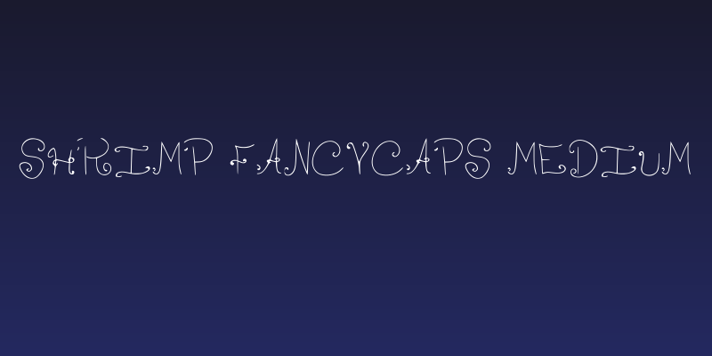 Shrimp FancyCaps Medium Social Header